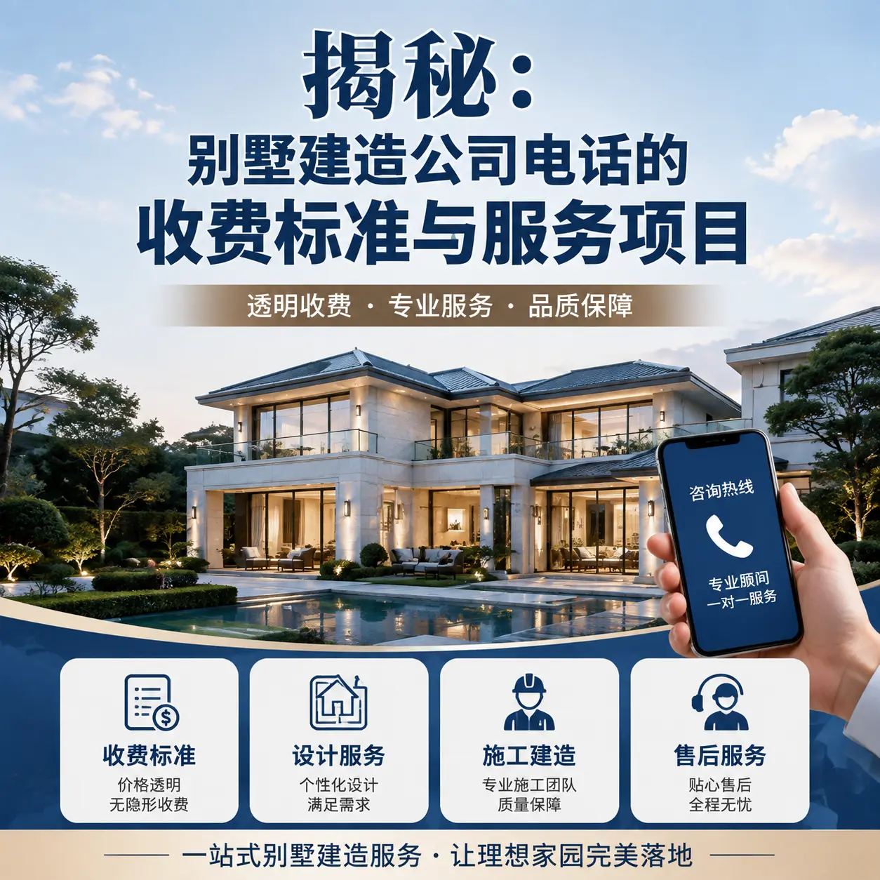 揭秘:金沙别墅建造公司电话的收费标准与服务项目
