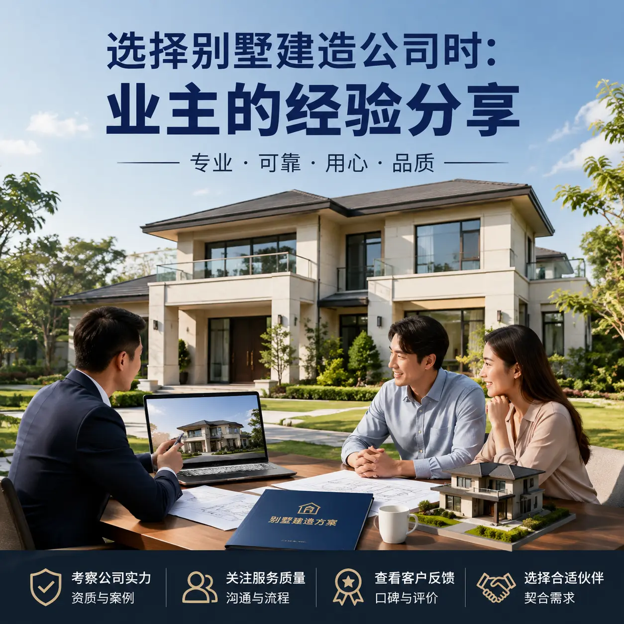选择别墅建造公司时: 金沙 业主的经验分享