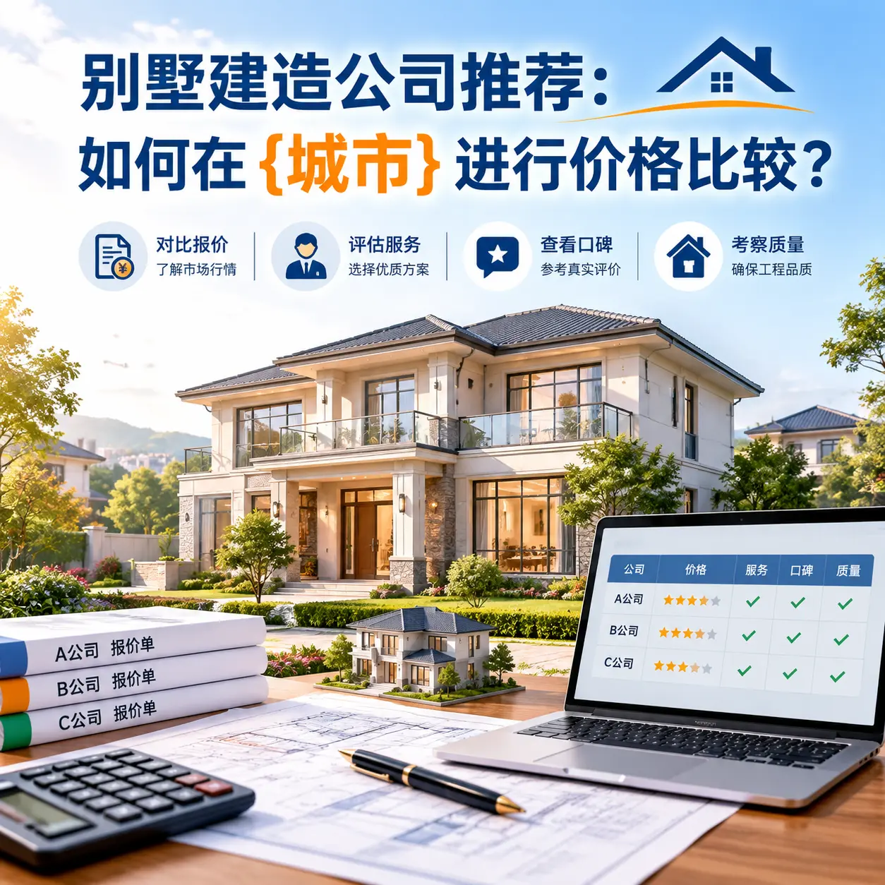 别墅建造公司推荐:如何在 金沙 进行价格比较?