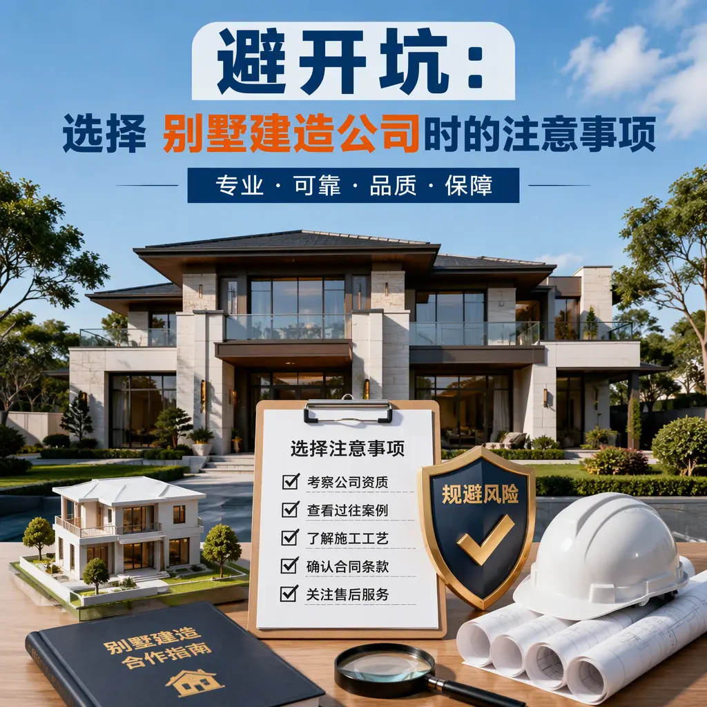 避开坑:选择 金沙 别墅建造公司时的注意事项
