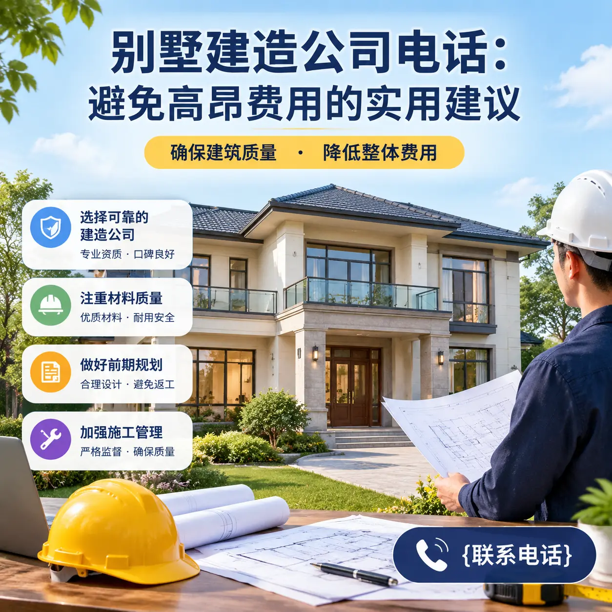 金沙别墅建造公司电话：避免高昂费用的实用建议