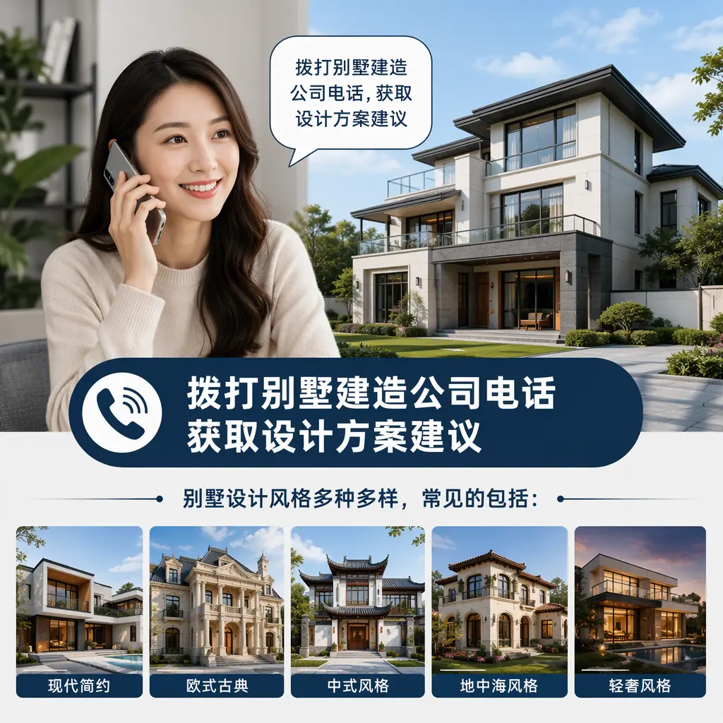 拨打金沙别墅建造公司电话,获取设计方案建议