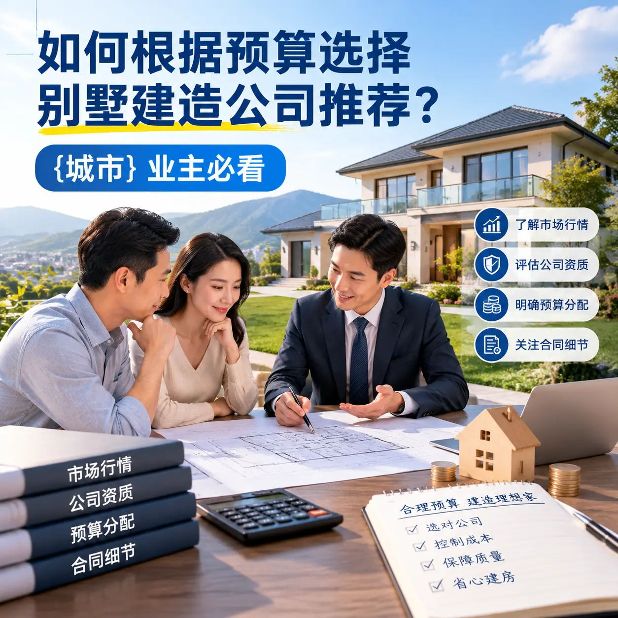 如何根据预算选择别墅建造公司推荐? 金沙 业主必看