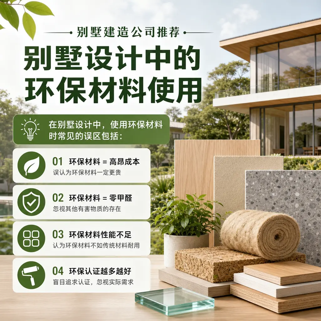 别墅建造公司推荐: 金沙 别墅设计中的环保材料使用